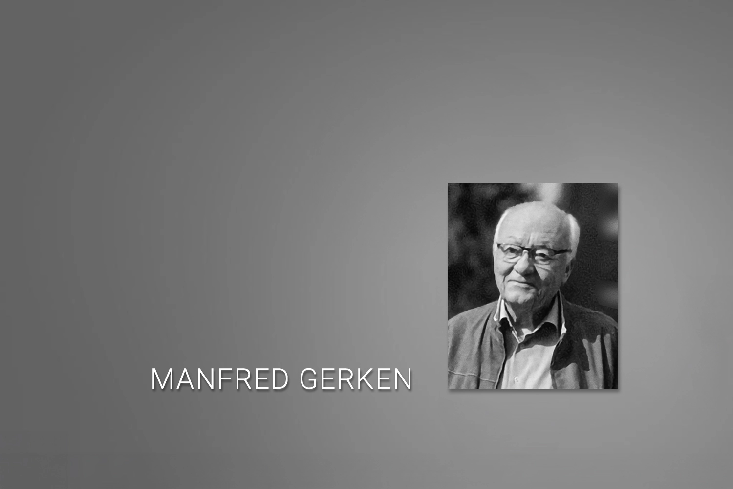 Firmengründer Manfred Gerken